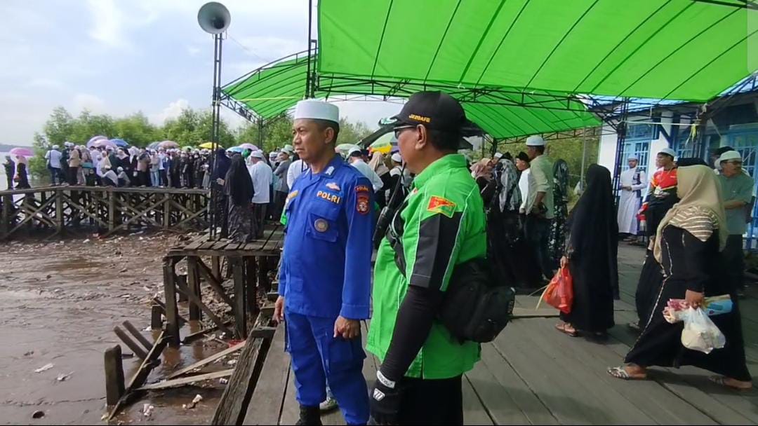Polairud Polda Kalteng Siapkan Pengamanan di Area Haul Makam Kubah Samuda