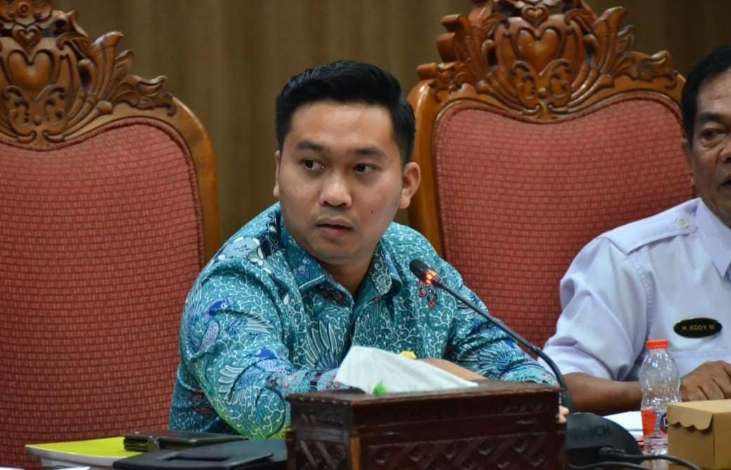 <p>Ketua Komisi I DPRD Kotim, Angga Aditya Nugraha </p>